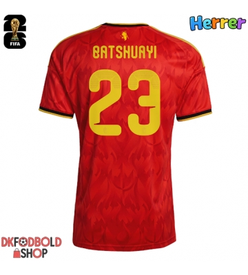 Belgien Michy Batshuayi #23 Hjemmebanetrøje VM 2026 Kort ærmer